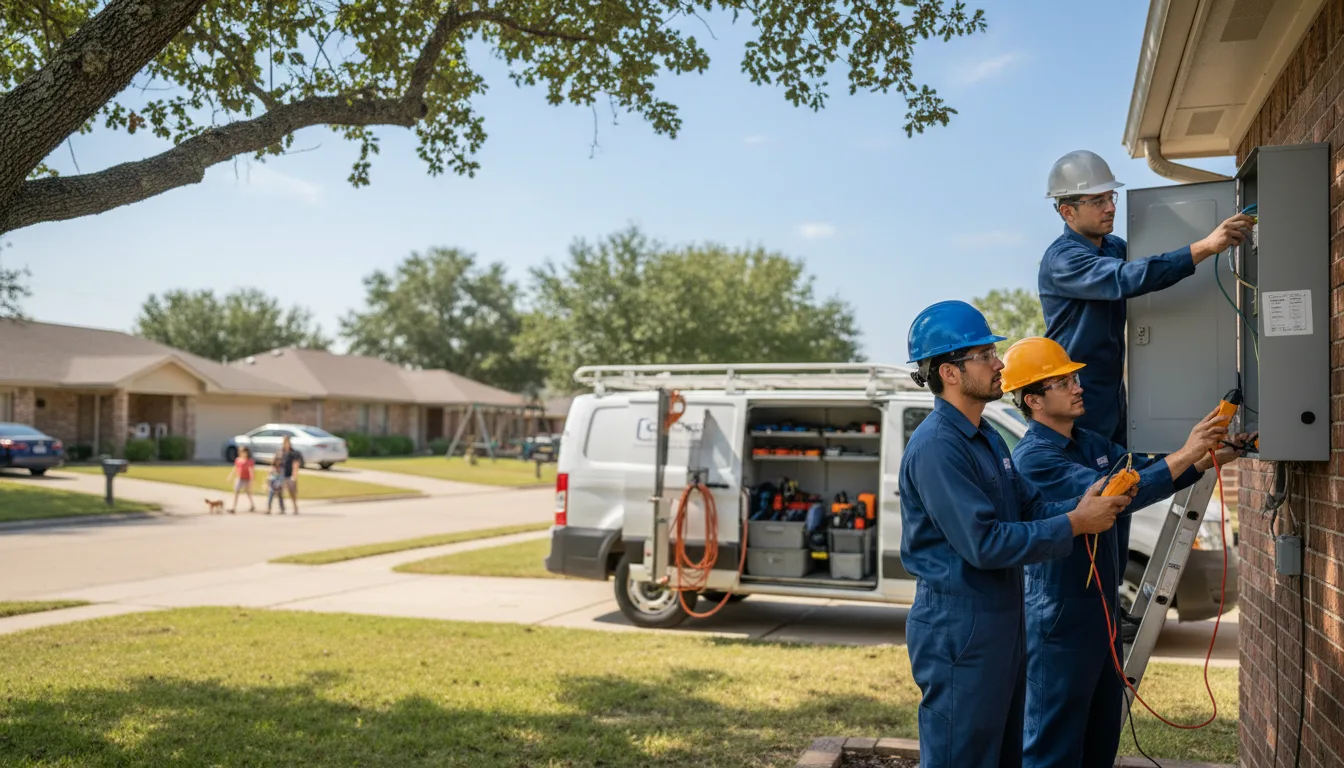 Certified electrician providing emergency electrical services in Chauncey, GA